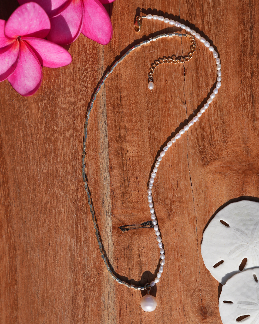 Sunset Pearl Necklace