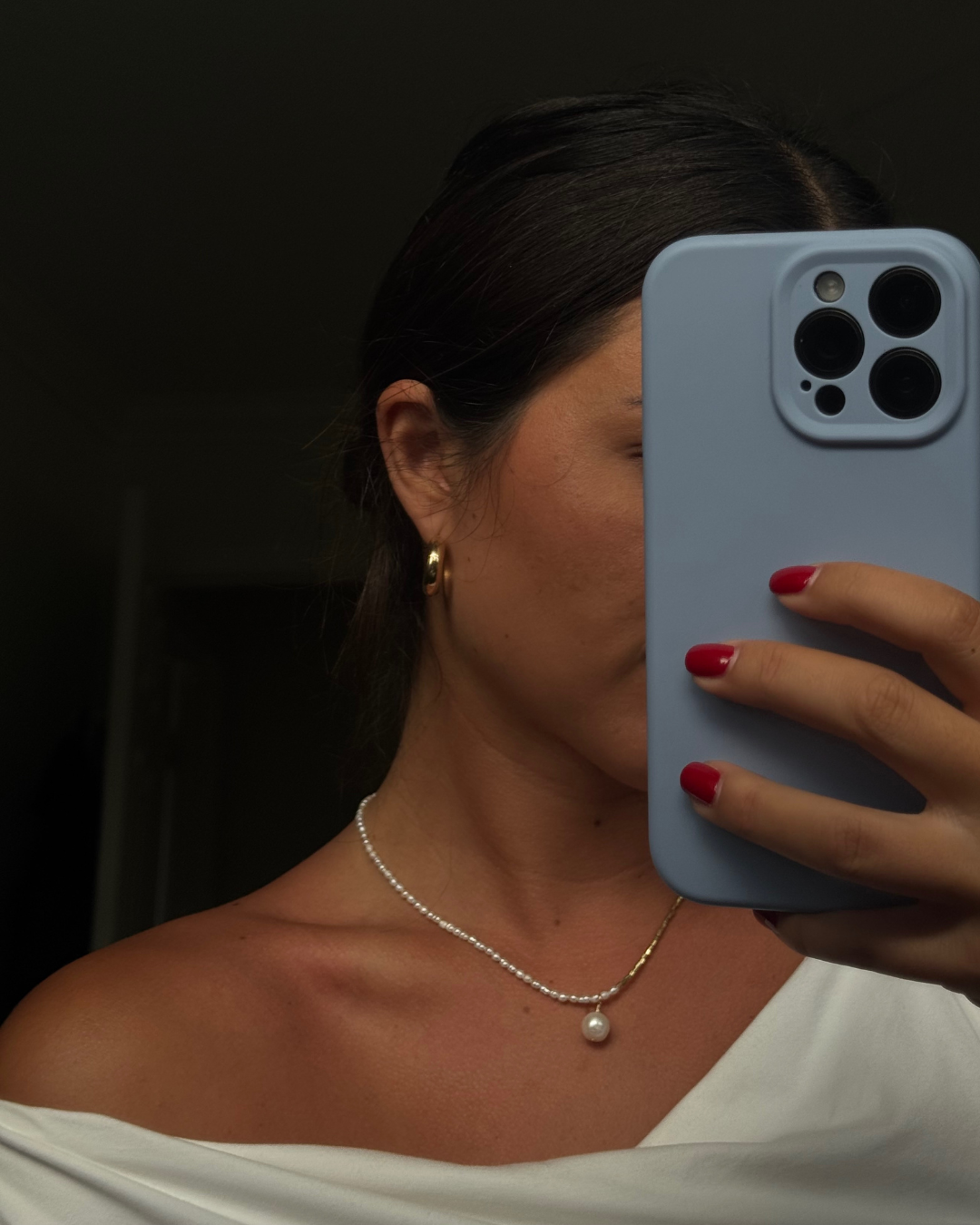 Sunset Pearl Necklace