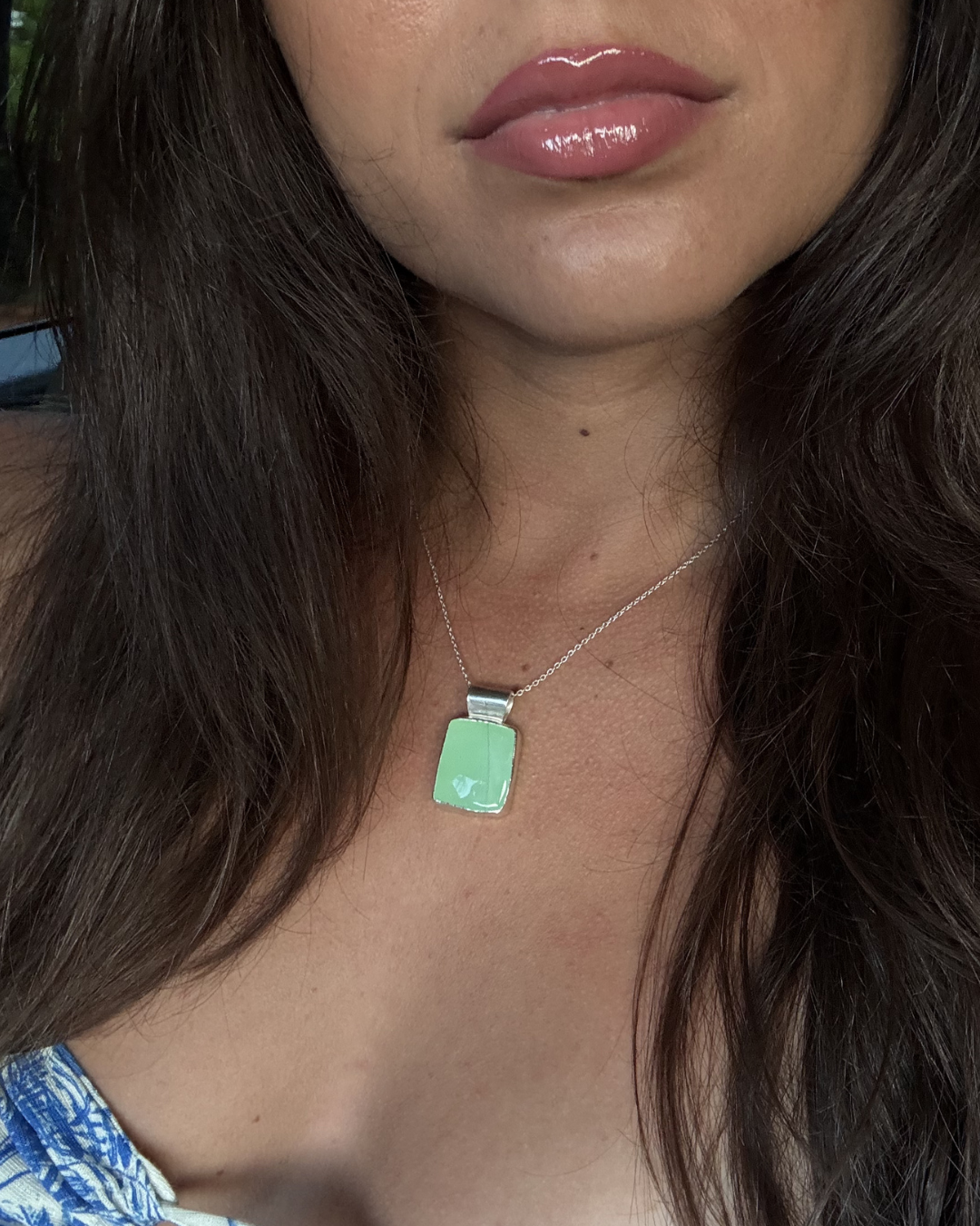 Chrysoprase Pendant
