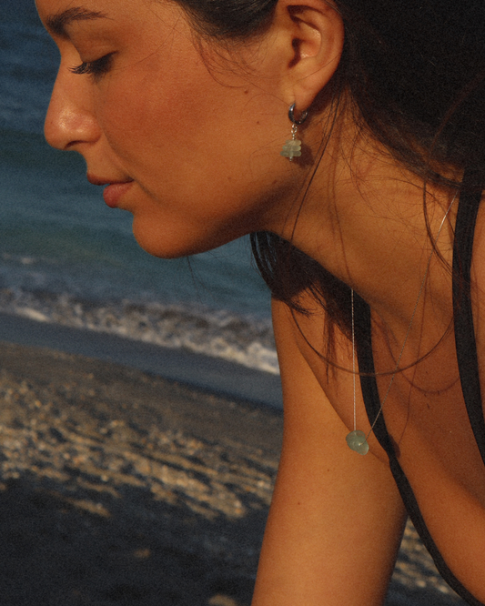 Seafoam Sea Glass Necklace