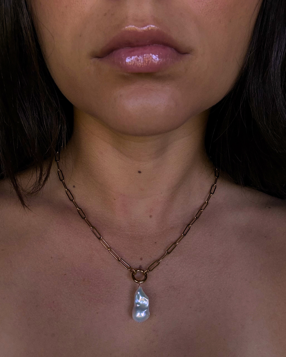 Alba Freshwater Baroque Pearl Necklace