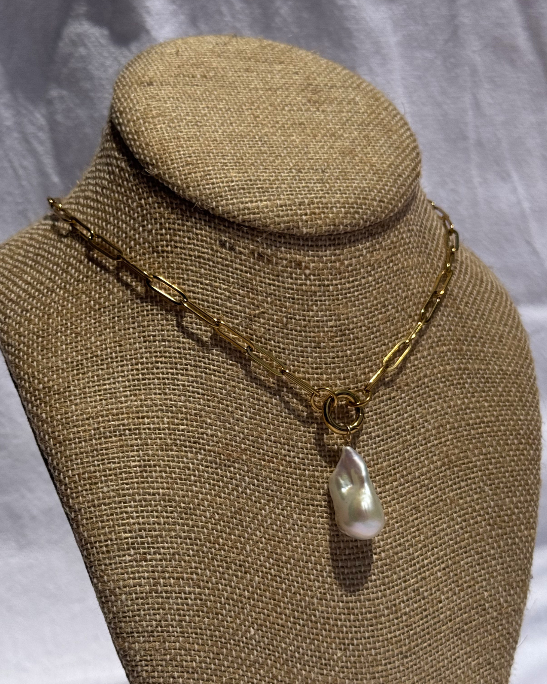 Alba Freshwater Baroque Pearl Necklace