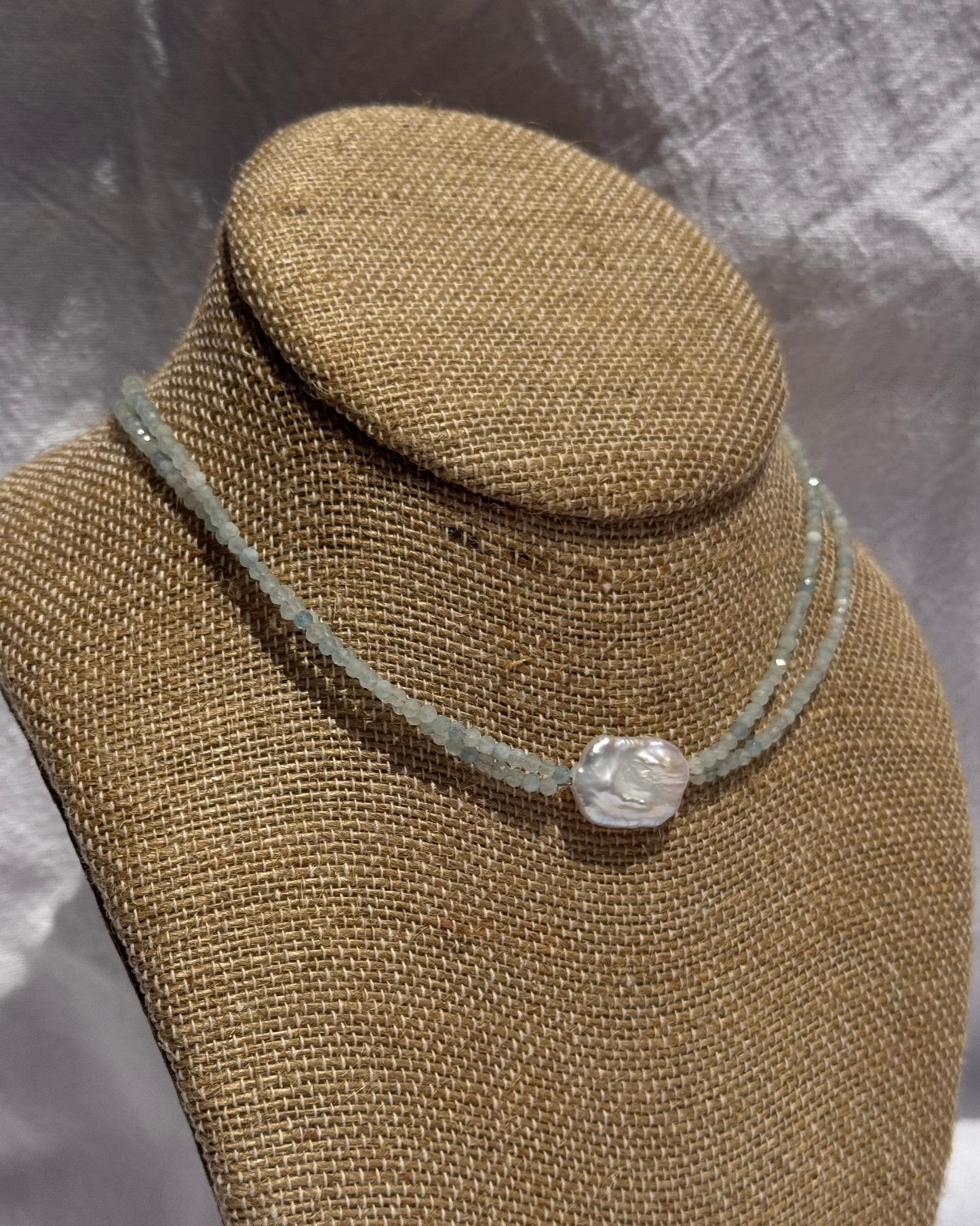 Azure Pearl Choker