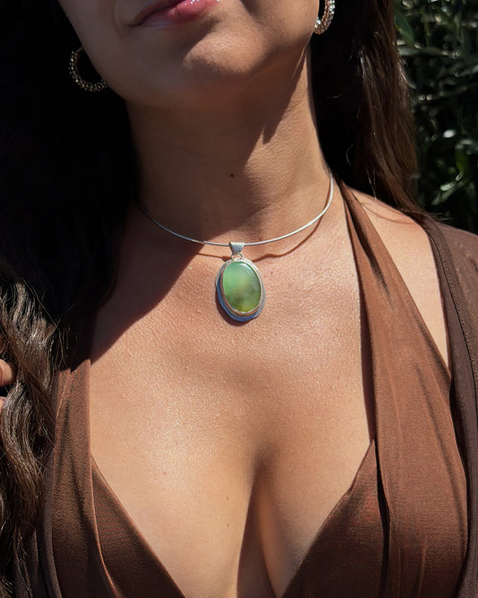 Prehnite Pendant